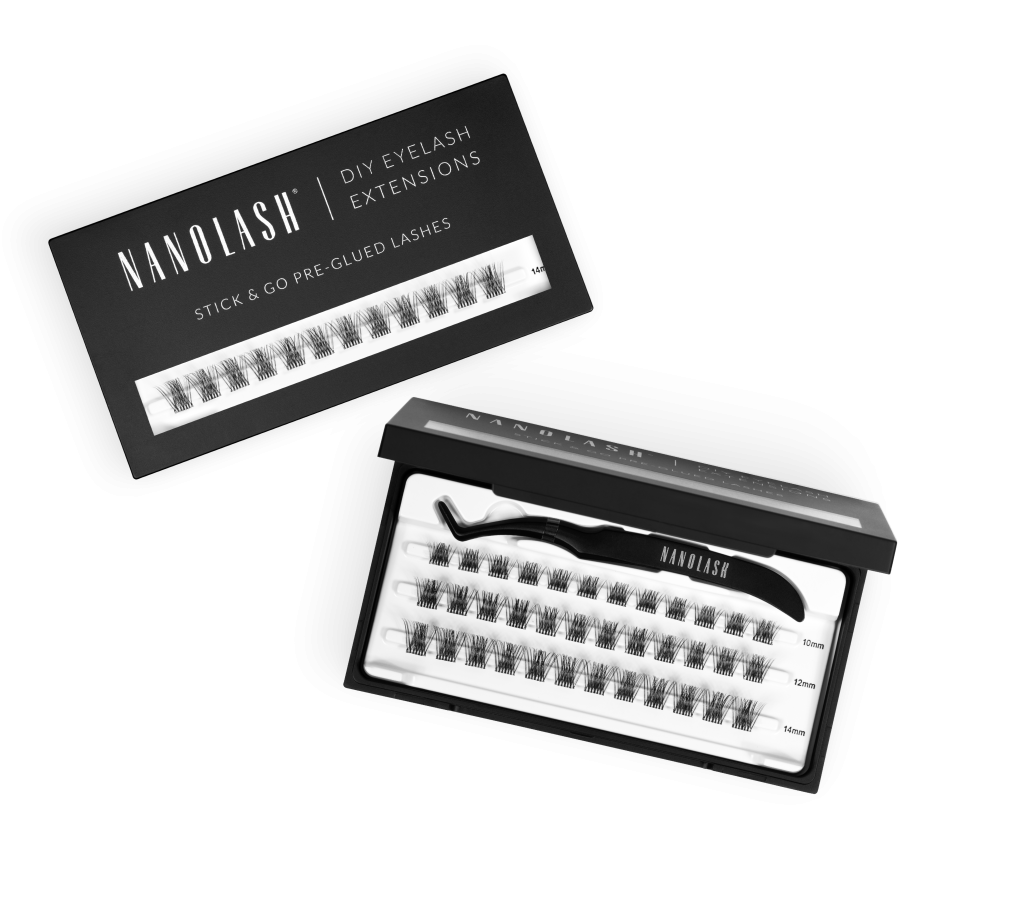 pre glued lashes nanolash